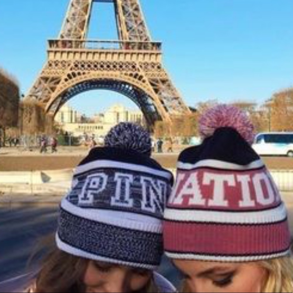New vs pink beanie